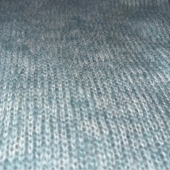 Vintage Mohair Blend Argyle Sweater 90s Pastel Knit Made In Hong Kong Cozy - Picture 12 of 12